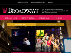 'broadway.org' screenshot