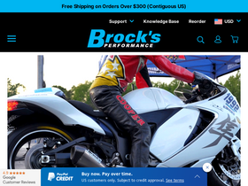 'brocksperformance.com' screenshot