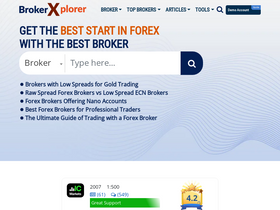 'brokerxplorer.com' screenshot