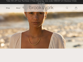 'brookandyork.com' screenshot