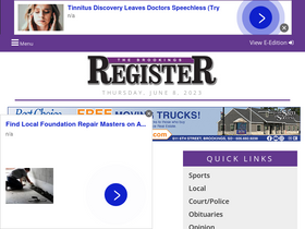 'brookingsregister.com' screenshot