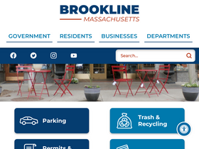 'brooklinema.gov' screenshot