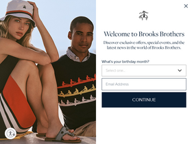 'brooksbrothers.com' screenshot