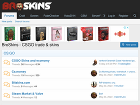 'broskins.com' screenshot