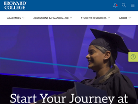 'broward.edu' screenshot