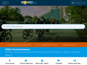 'broward.org' screenshot