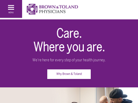 'brownandtoland.com' screenshot