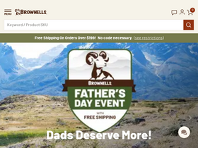 'brownells.com' screenshot