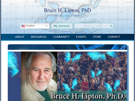 'brucelipton.com' screenshot