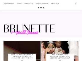 'brunettefromwallstreet.com' screenshot