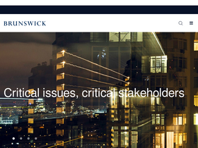 'brunswickgroup.com' screenshot