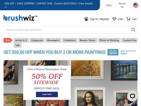 'brushwiz.com' screenshot