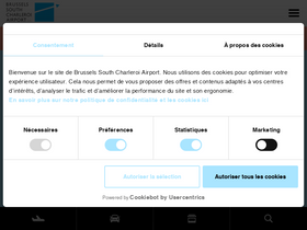 'brussels-charleroi-airport.com' screenshot