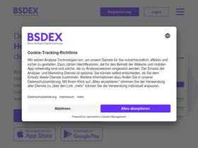 'bsdex.de' screenshot