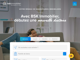 'bskimmobilier.com' screenshot