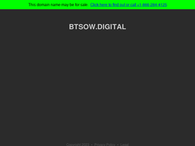 'btsow.digital' screenshot