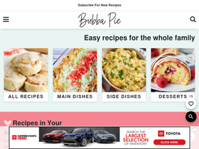 'bubbapie.com' screenshot