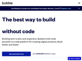 'bubble.io' screenshot