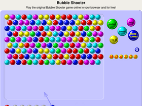 'bubbleshooter.com' screenshot