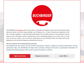 'buchbinder.de' screenshot
