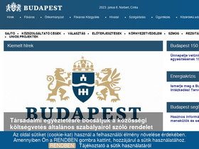'budapest.hu' screenshot