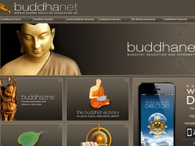 'buddhanet.net' screenshot