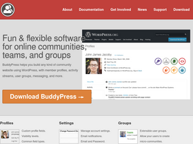 'buddypress.org' screenshot