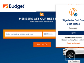'budget.com' screenshot