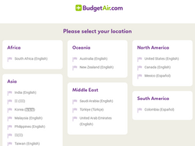 'budgetair.com' screenshot