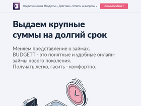 'budgett.ru' screenshot