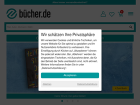 'buecher.de' screenshot
