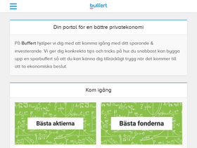 'buffert.se' screenshot