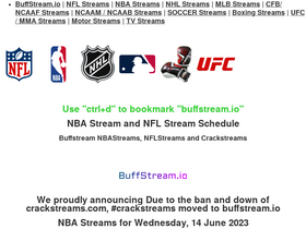 nfl streams buffstreams redzone