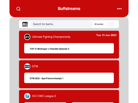 'buffstreamz.app' screenshot