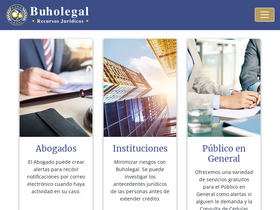 'buholegal.com' screenshot