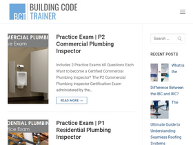 'buildingcodetrainer.com' screenshot