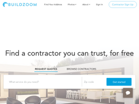 'buildzoom.com' screenshot
