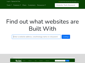 'builtwith.com' screenshot