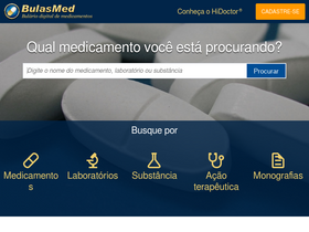 'bulas.med.br' screenshot