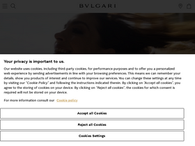 'bulgari.com' screenshot