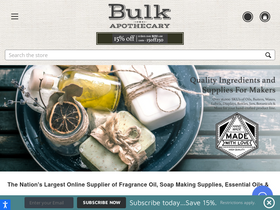 'bulkapothecary.com' screenshot