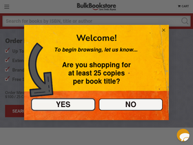 'bulkbookstore.com' screenshot