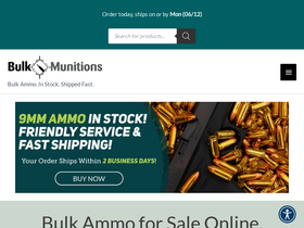 'bulkmunitions.com' screenshot