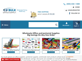 'bulkofficesupply.com' screenshot