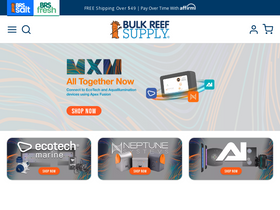 'bulkreefsupply.com' screenshot