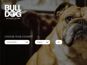 'bulldogskincare.com' screenshot