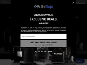 'bulletsafe.com' screenshot