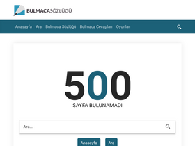 'bulmacasozlugu.net' screenshot