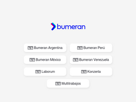 'bumeran.com' screenshot