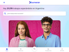 'bumeran.com.ar' screenshot